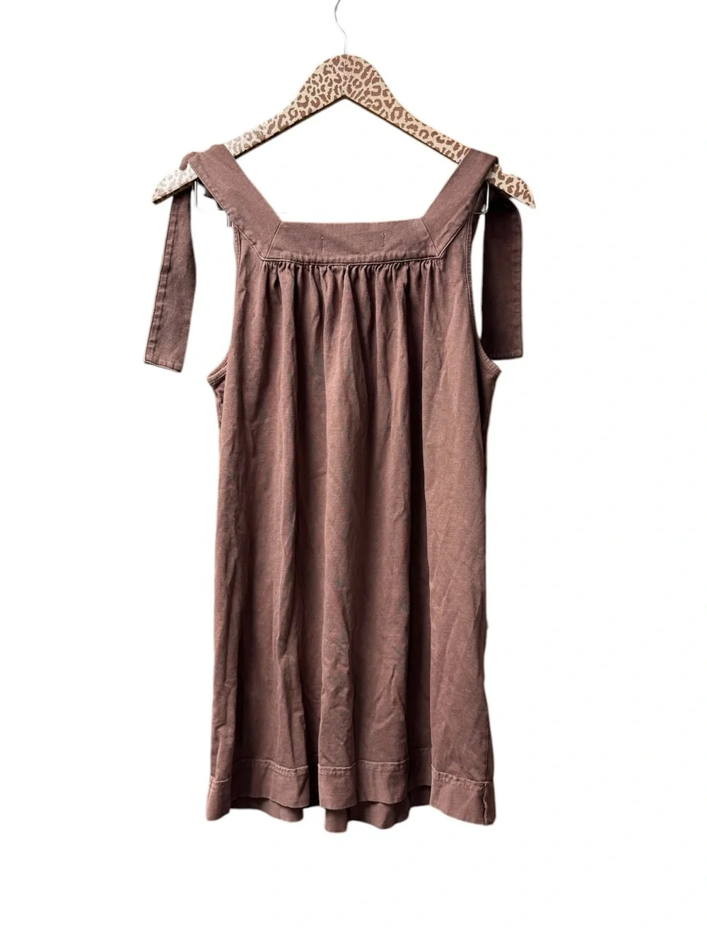 Free People FP Beach Free-Est Honey Tie Shoulder Mini Dress Brown Small